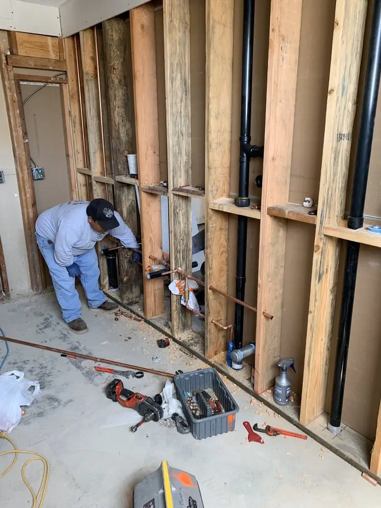 Commercial rough-in plumbing for Commercial Plumbing in Rossmoyne